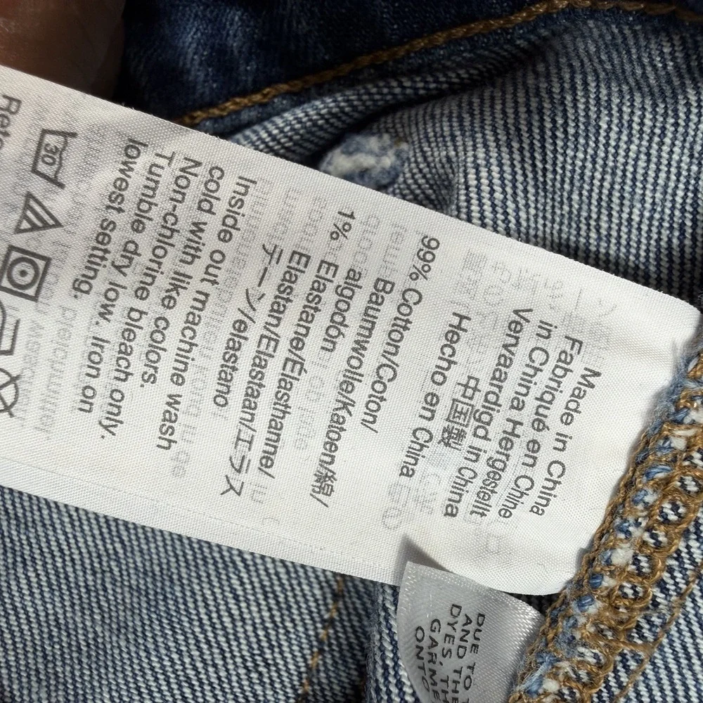 Madewell Full Length Classic Straight Jeans Women's 29 (32x29) Modern Minimalist